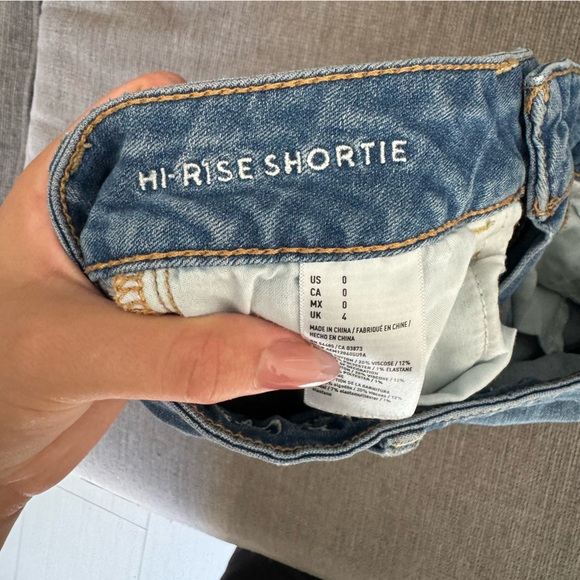 American Eagle Super stretch denim shorts - Picture 3 of 4